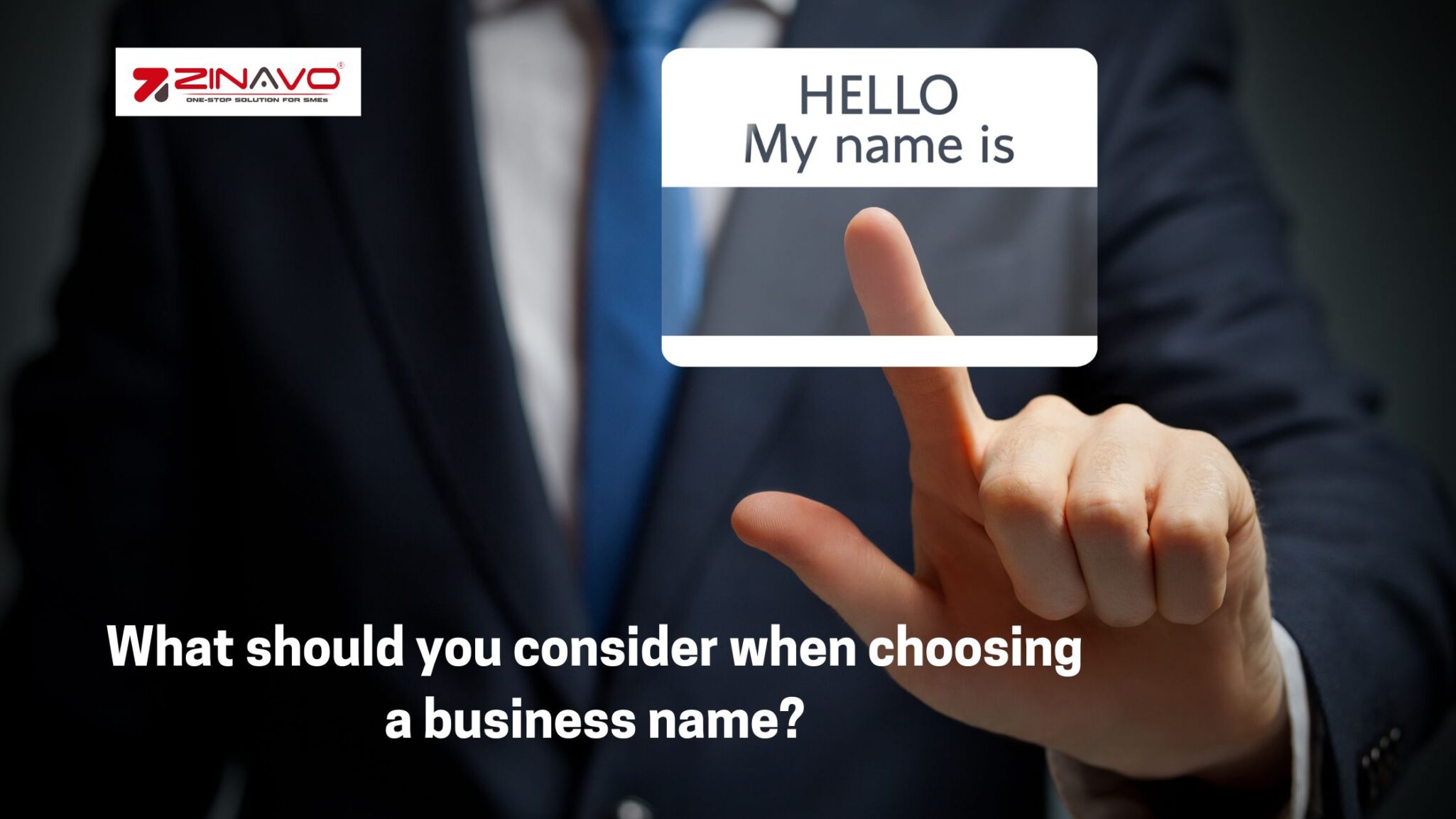 What should you consider when choosing a business name?